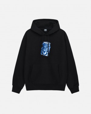 Men's Stussy Soda Can Hoodie Black Dubai | UAE MEN-6690