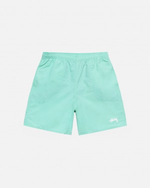 Men's Stussy Stock Water Short Swimwear Light Turquoise Dubai | UAE XUN-1524