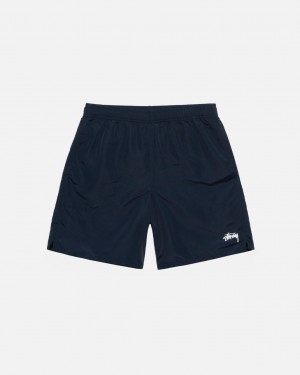 Men's Stussy Stock Water Short Swimwear Navy Dubai | UAE NYW-8184