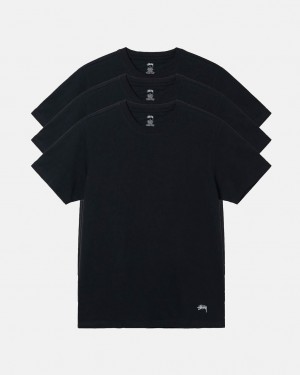 Men's Stussy Stussy Undershirt Shirts Black Dubai | UAE ZOG-5849