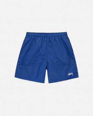 Men's Stussy Water Short Stock Shorts Blue Dubai | UAE UAM-0709