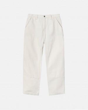 Men's Stussy Work Pant Canvas Pants Beige Dubai | UAE LEQ-3639