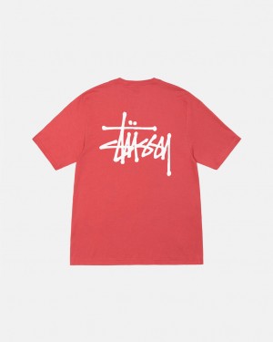 Women's Stussy Basic Stussy Tees Red Dubai | UAE NYZ-8717