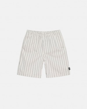 Women's Stussy Brushed Beach Shorts Beige Dubai | UAE TFN-4616