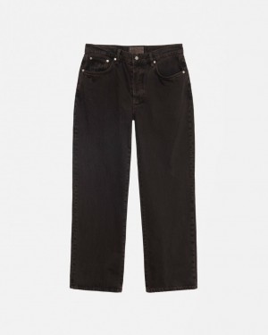 Women's Stussy Classic Jean Denim Pants Black Dubai | UAE BCA-9932