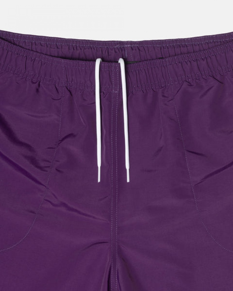 Men's Stussy Big Basic Water Short Swimwear Fuchsia Dubai | UAE CIA-6575