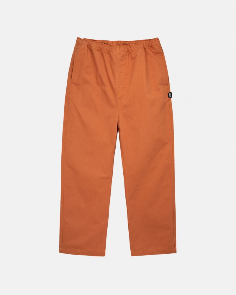 Men\'s Stussy Brushed Beach Pants Brown Dubai | UAE CMQ-5307