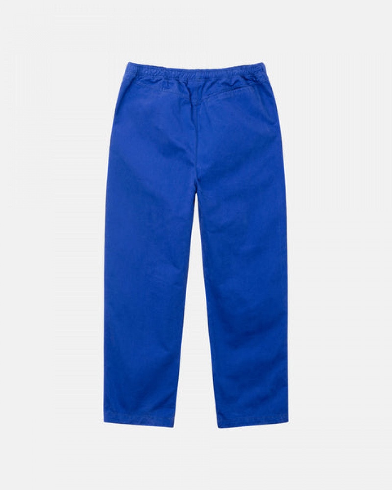 Men's Stussy Brushed Beach Pant Swimwear Blue Dubai | UAE NXJ-2120