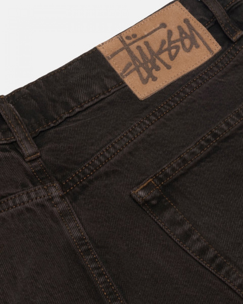 Men's Stussy Classic Jean Denim Black Dubai | UAE ZFT-0933