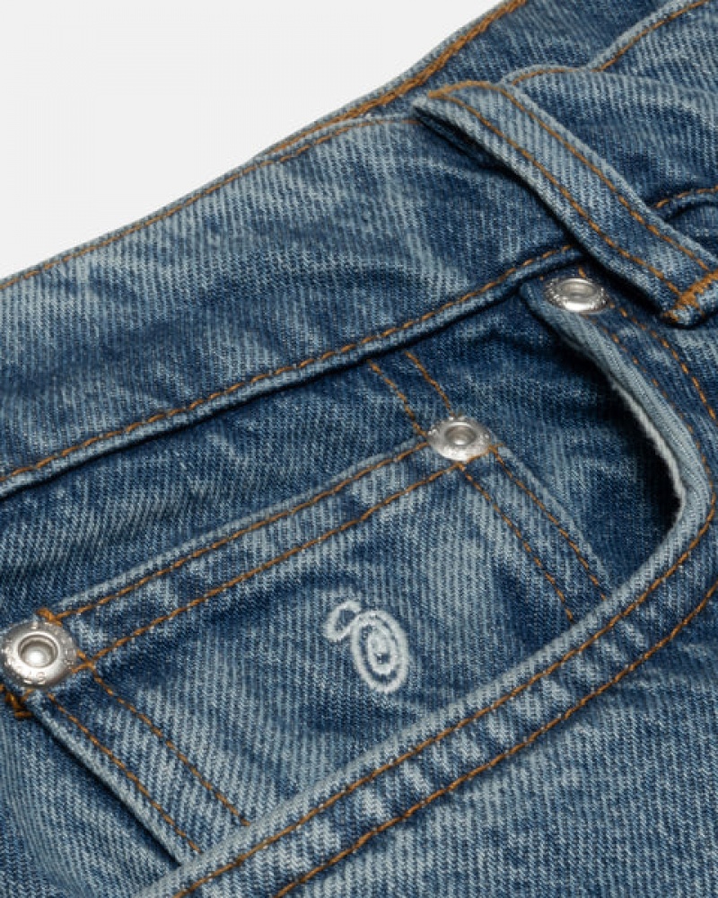 Men's Stussy Classic Jean Denim Blue Dubai | UAE NWC-4336