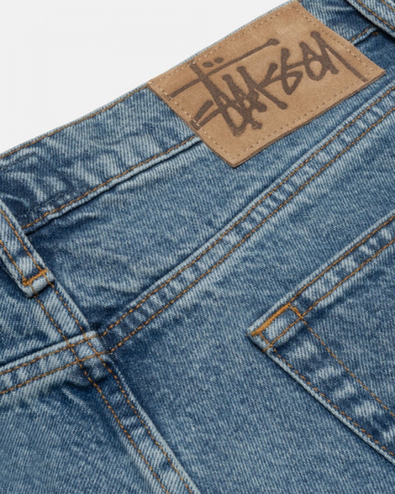 Men's Stussy Classic Jean Denim Blue Dubai | UAE NWC-4336