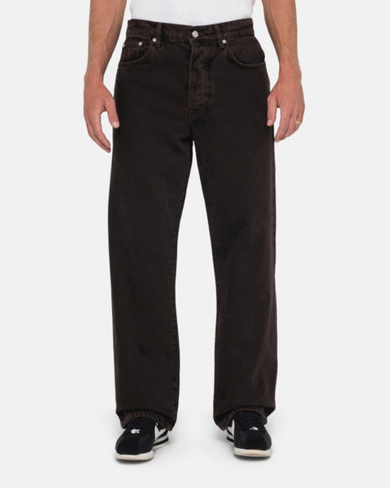 Men's Stussy Classic Jean Denim Pants Black Dubai | UAE GAC-4062