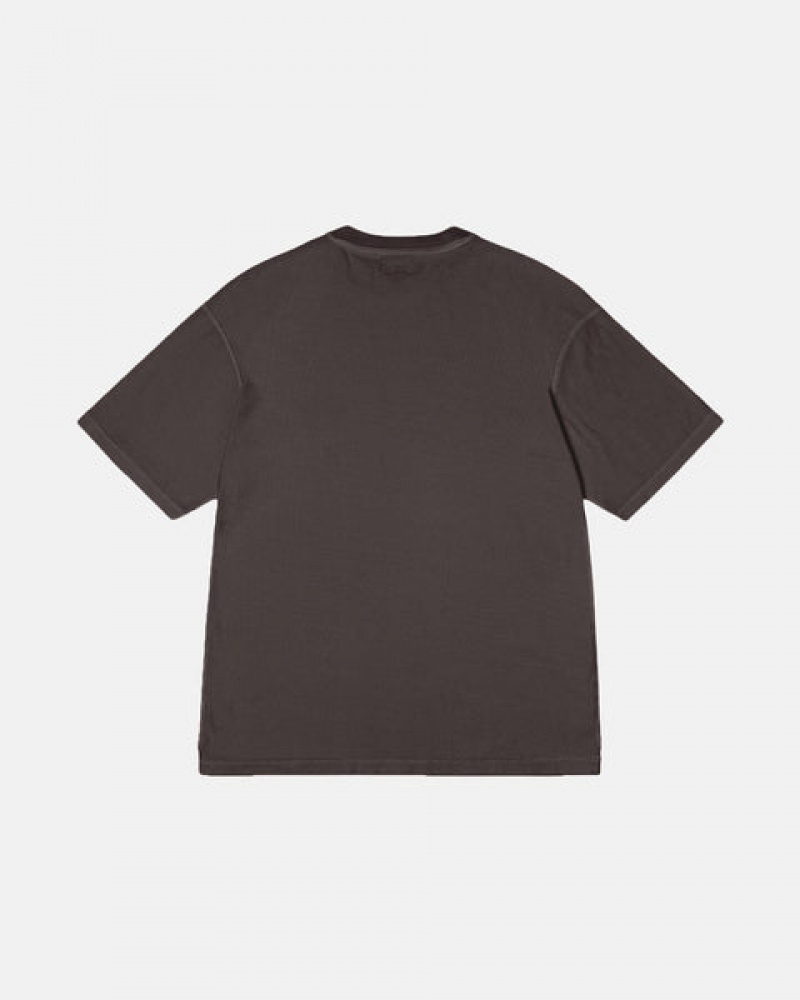 Men's Stussy Lazy Tees Black Dubai | UAE XUH-8604