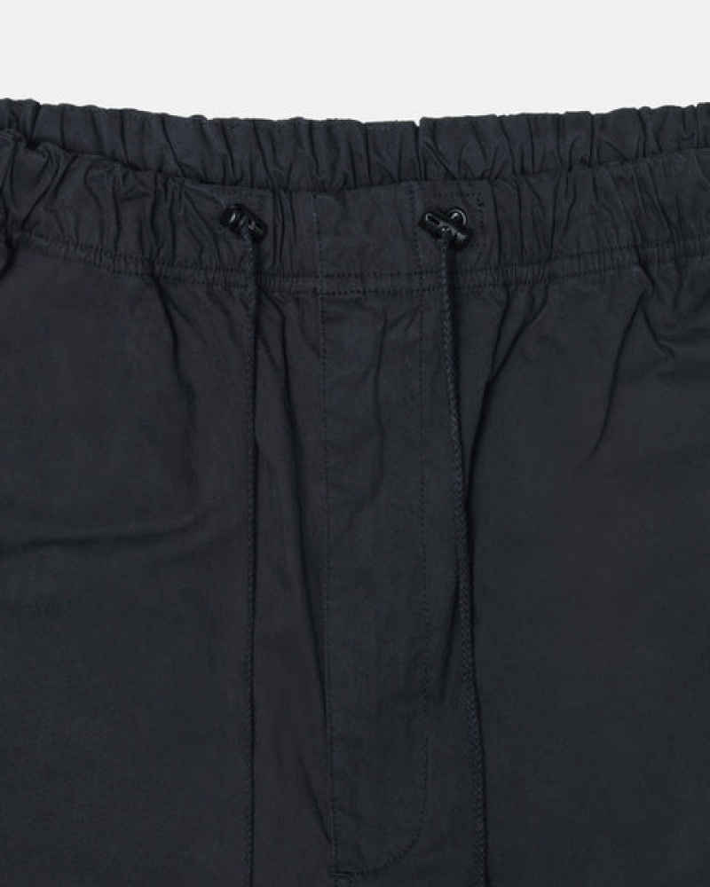 Men's Stussy Nyco Over Trousers Pants Black Dubai | UAE SCD-6330