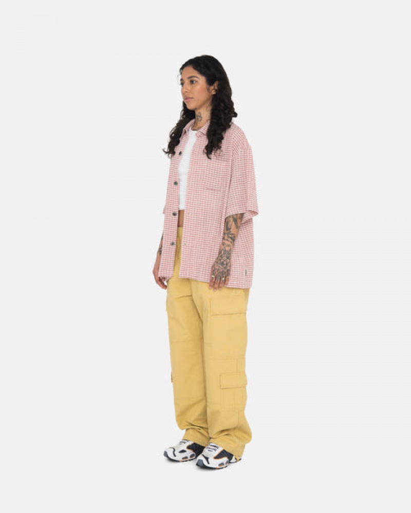 Men's Stussy Ripstop Surplus Cargo Pants Yellow Dubai | UAE JWZ-3686