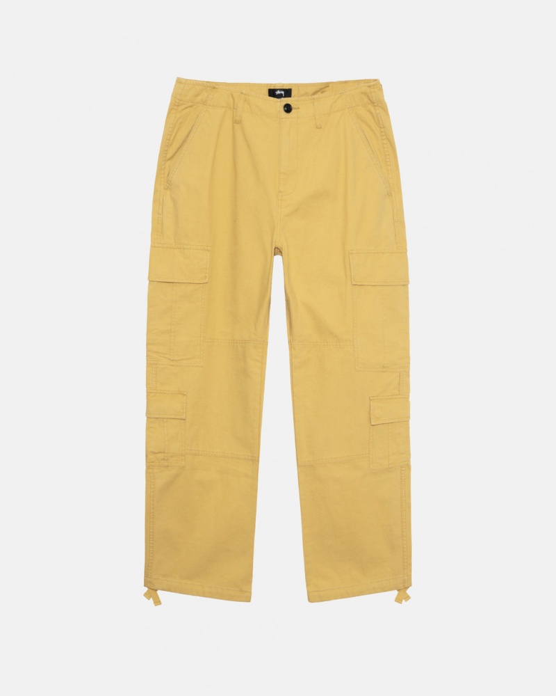 Men\'s Stussy Ripstop Surplus Cargo Pants Yellow Dubai | UAE JWZ-3686