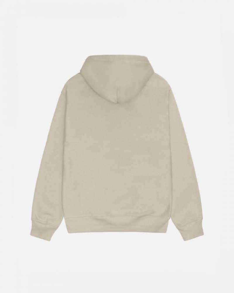 Men's Stussy Soda Can Hoodie Khaki Dubai | UAE AJG-5685