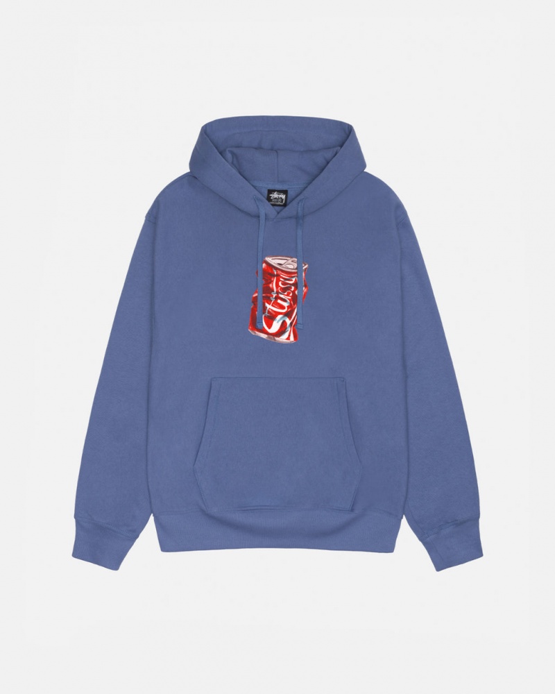 Men\'s Stussy Soda Can Hoodie Royal Blue Dubai | UAE GUC-1929