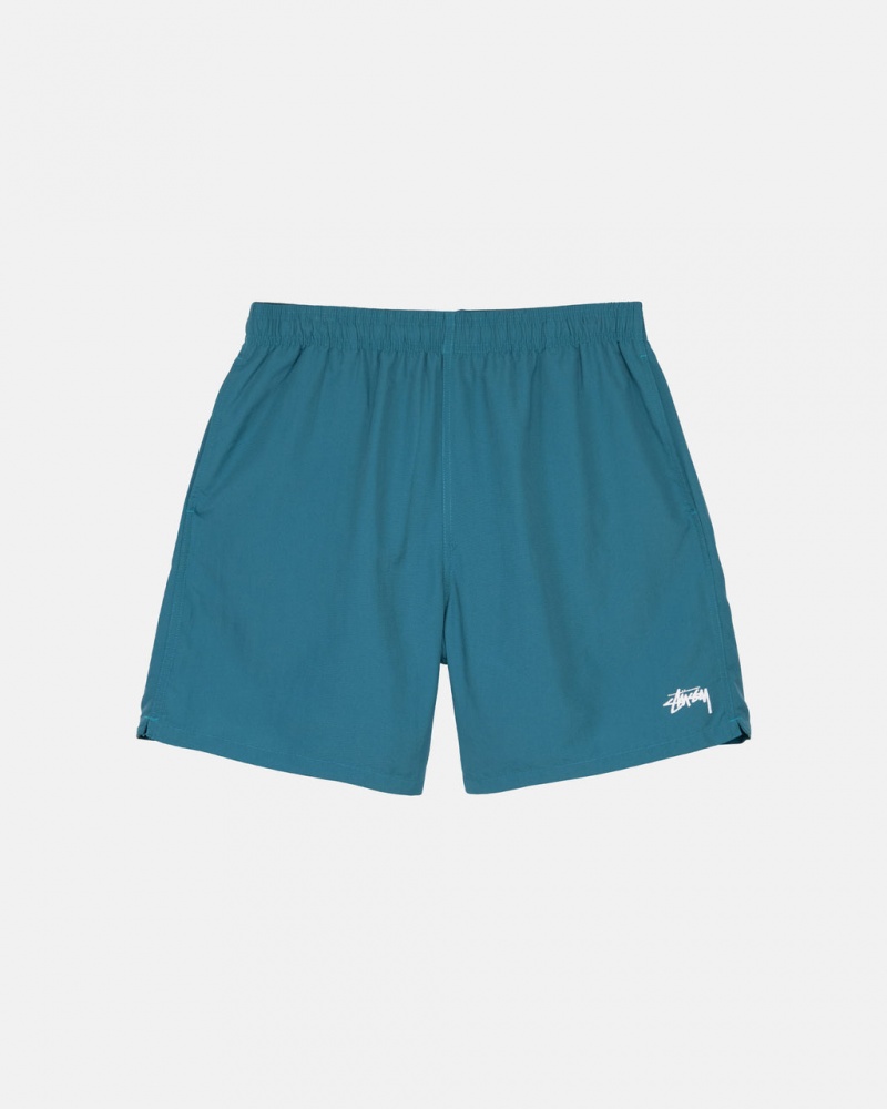 Men\'s Stussy Stock Water Short Swimwear Blue Dubai | UAE VHB-9752