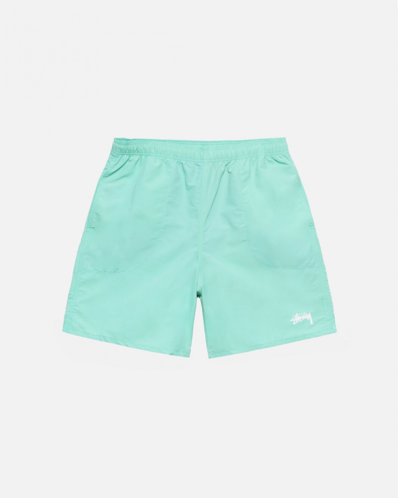 Men\'s Stussy Stock Water Short Swimwear Light Turquoise Dubai | UAE XUN-1524