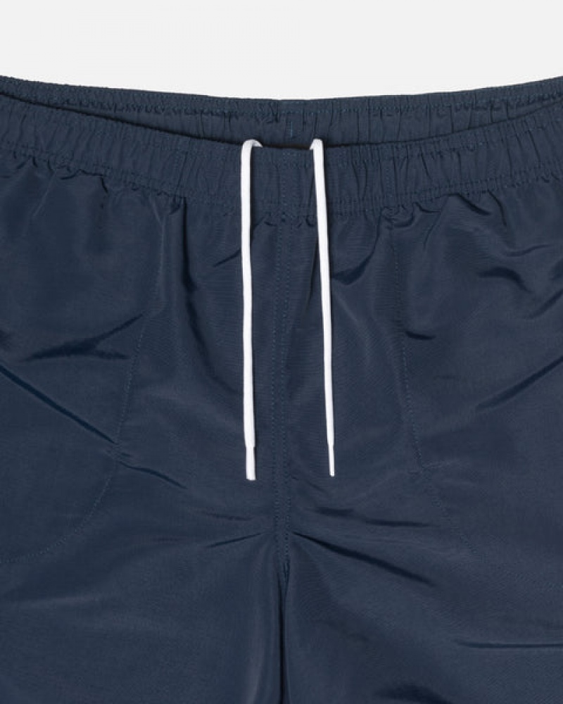 Men's Stussy Stock Water Short Swimwear Navy Dubai | UAE NYW-8184