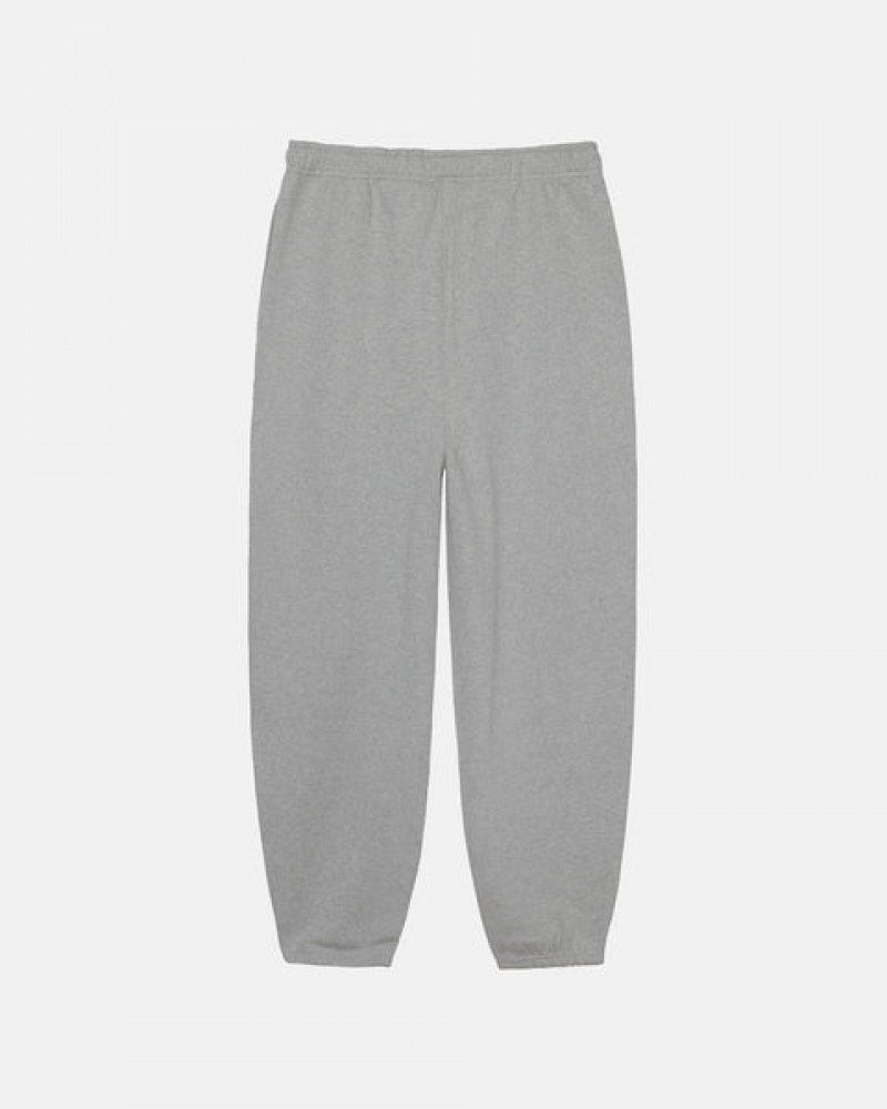 Men's Stussy Fleece Pant Sweatpants Dark Grey Dubai | UAE LWW-3407