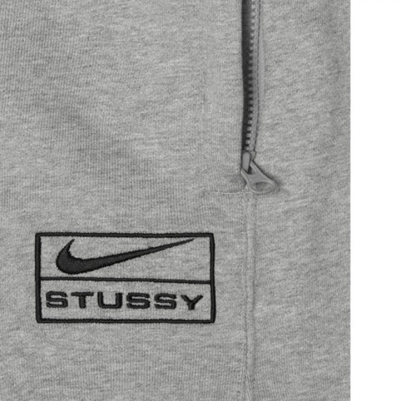 Men's Stussy Fleece Pant Sweatpants Dark Grey Dubai | UAE LWW-3407