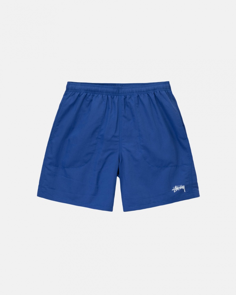 Men\'s Stussy Water Short Stock Shorts Blue Dubai | UAE UAM-0709