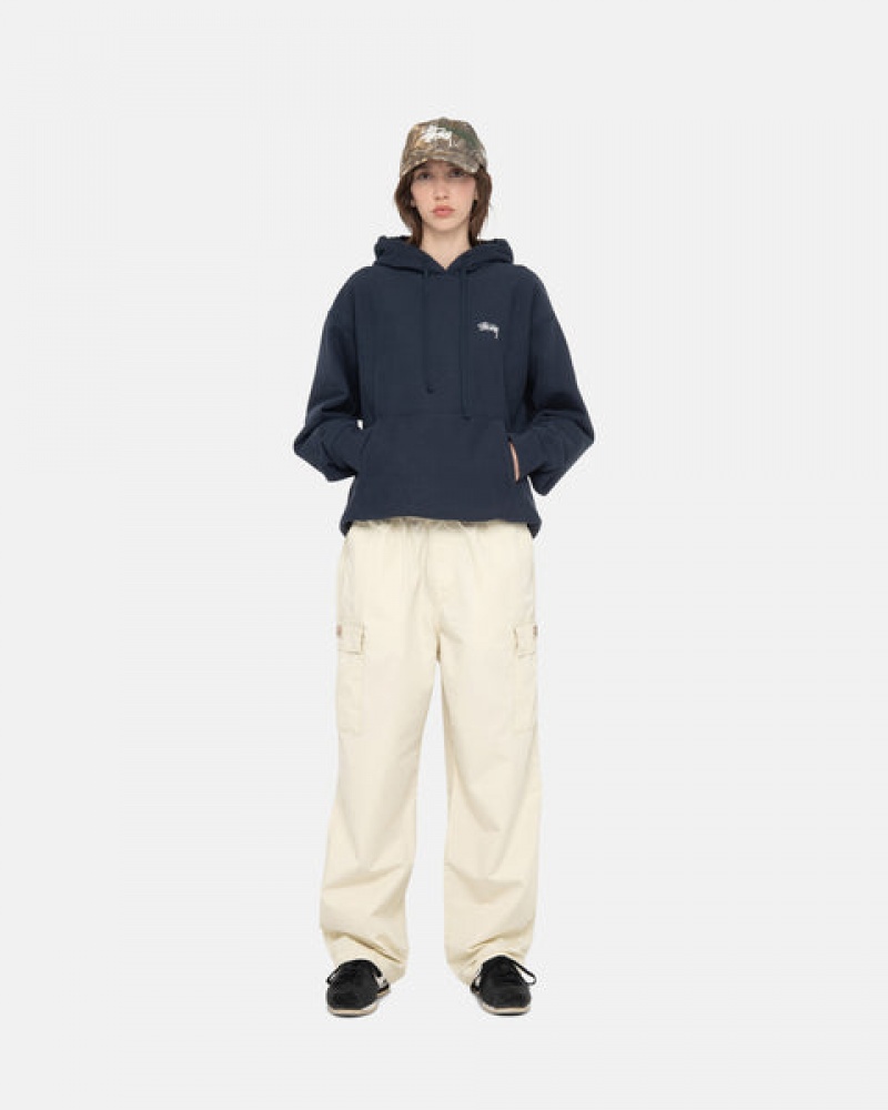 Women's Stussy Beach Pant Ripstop Cargo Pants Cream Dubai | UAE OZW-3683