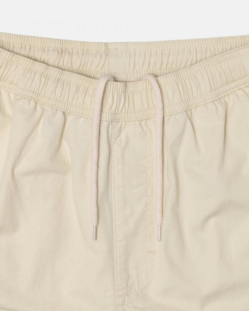 Women's Stussy Beach Pant Ripstop Cargo Pants Cream Dubai | UAE OZW-3683