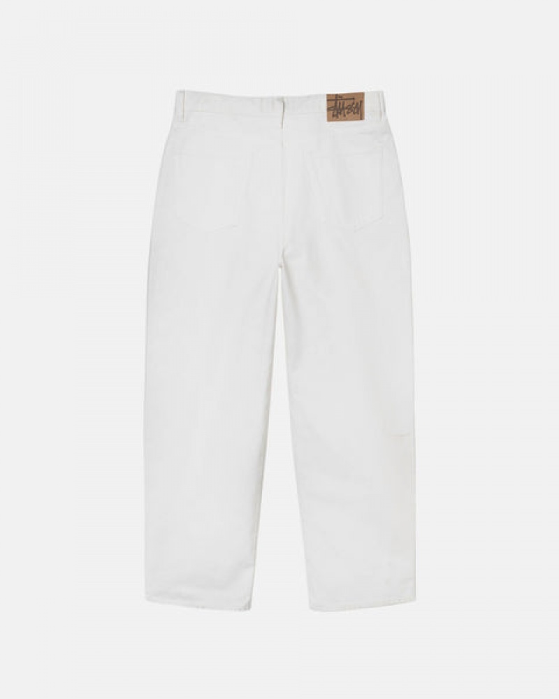 Women's Stussy Big Ol' Jean Overdyed Pants Beige Dubai | UAE NCQ-1606