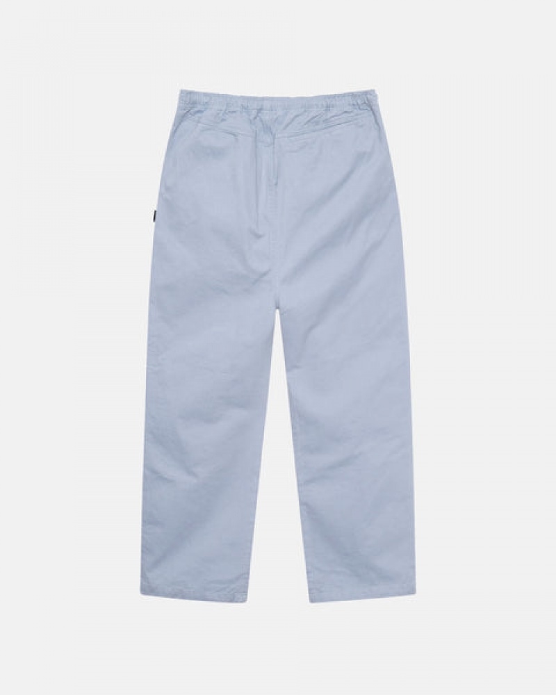 Women's Stussy Brushed Beach Pants Blue Dubai | UAE FNT-6242