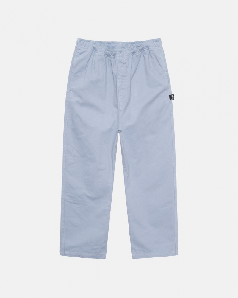 Women\'s Stussy Brushed Beach Pants Blue Dubai | UAE FNT-6242