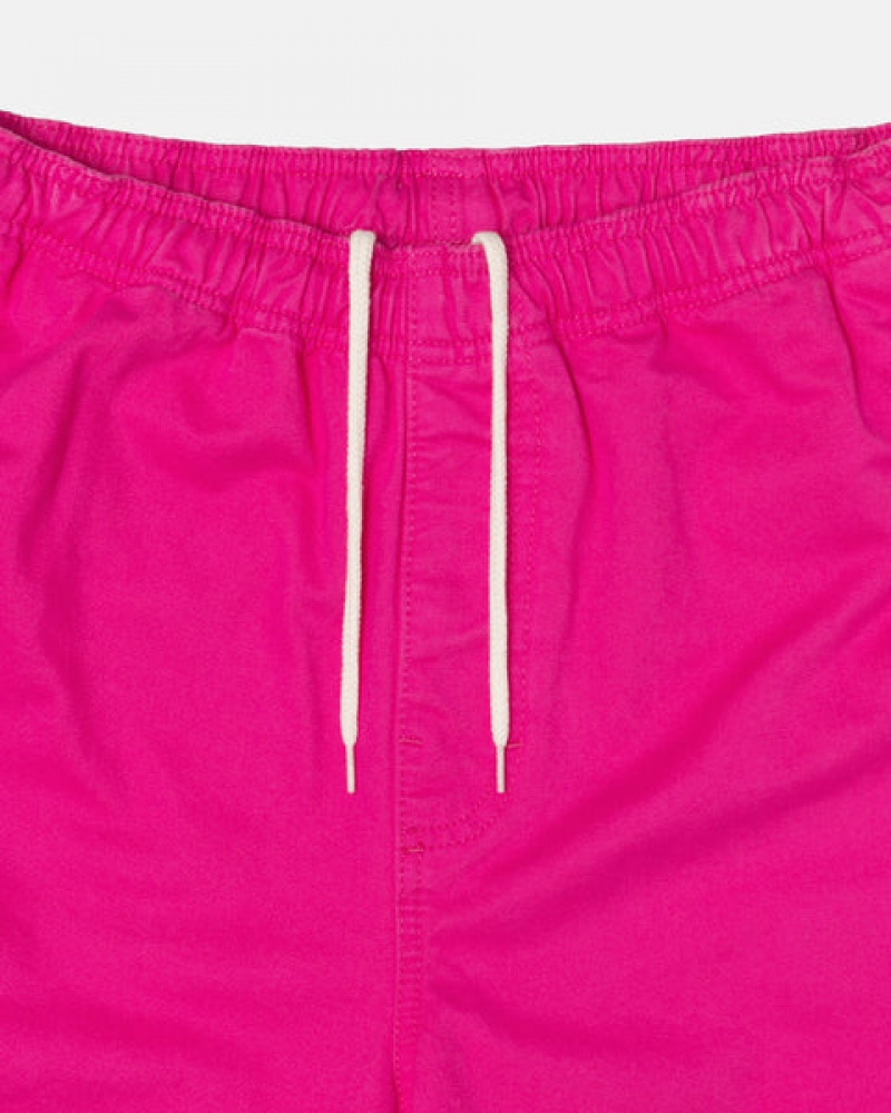 Women's Stussy Brushed Beach Pants Pink Dubai | UAE PCO-7996