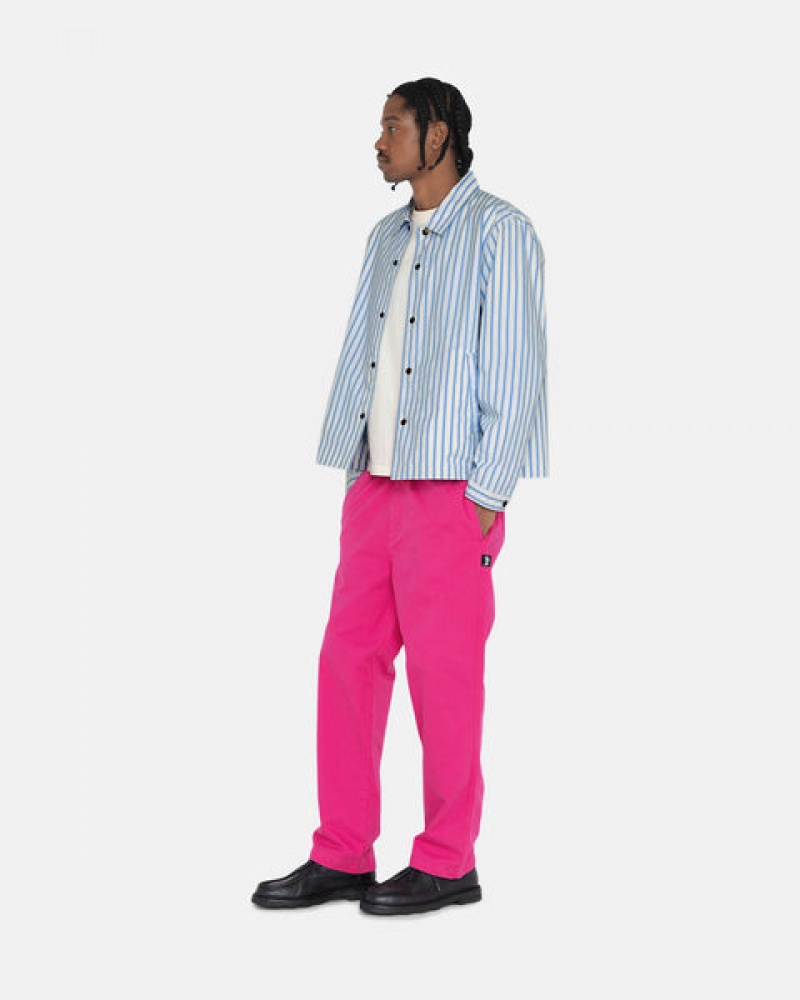 Women's Stussy Brushed Beach Pants Pink Dubai | UAE PCO-7996