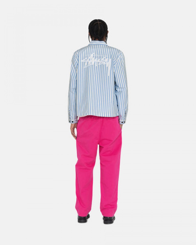 Women's Stussy Brushed Beach Pants Pink Dubai | UAE PCO-7996