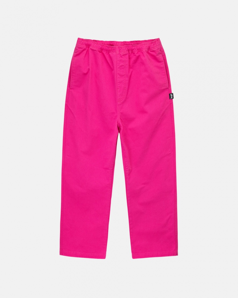 Women\'s Stussy Brushed Beach Pants Pink Dubai | UAE PCO-7996