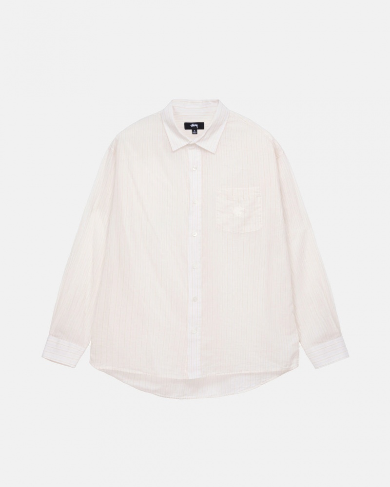 Women\'s Stussy Light Weight Classic Shirts White Dubai | UAE QGC-8062