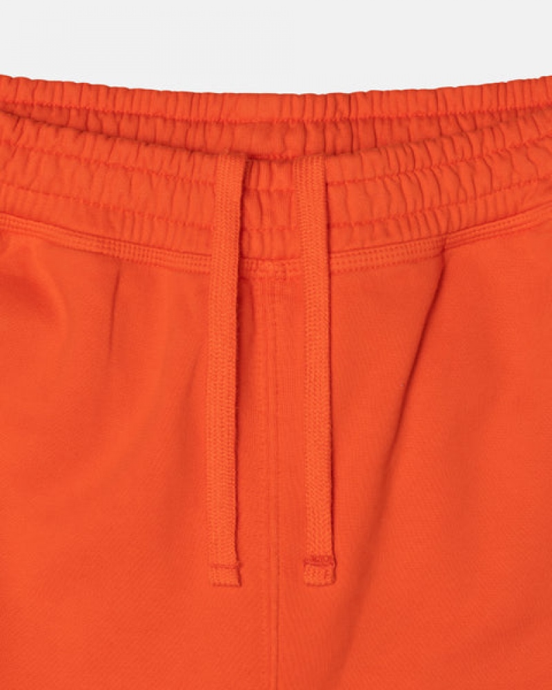 Women's Stussy Overdyed Stock Logo Pant Sweatshirts Orange Dubai | UAE TPS-8674