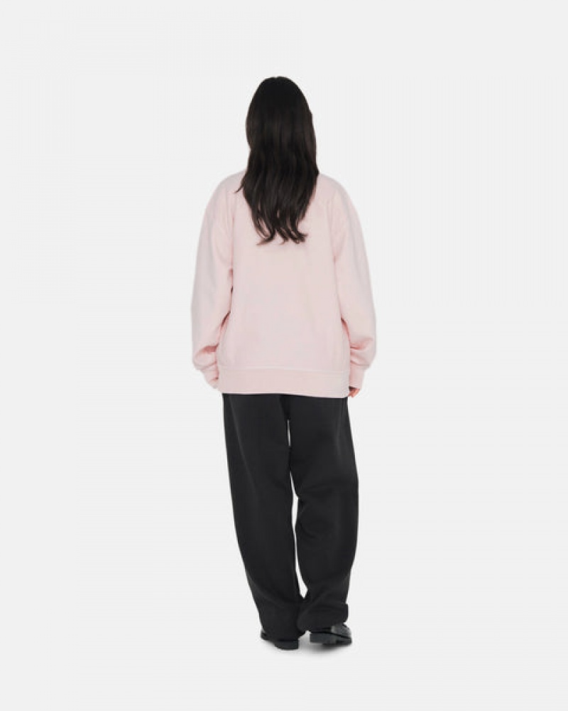 Women's Stussy Overdyed Stock Logo Sweatpants Black Dubai | UAE GTO-5296