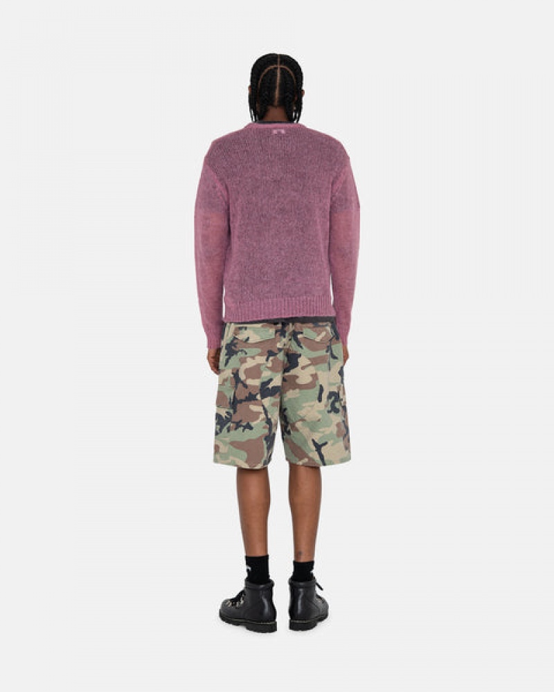 Women's Stussy Ripstop Cargo Beach Shorts Camo Dubai | UAE JAS-1006