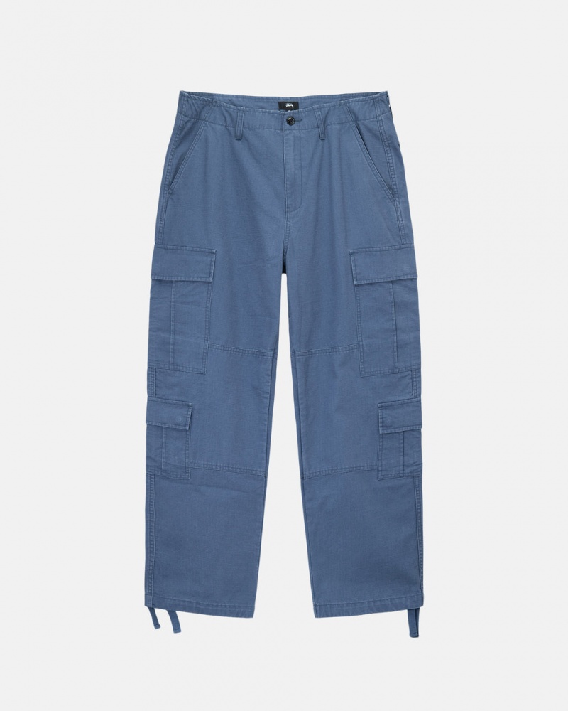 Women\'s Stussy Ripstop Surplus Cargo Pants Blue Dubai | UAE LNY-5508