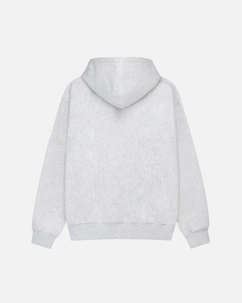 Women's Stussy Soda Can Hoodie Grey Dubai | UAE ILG-0350