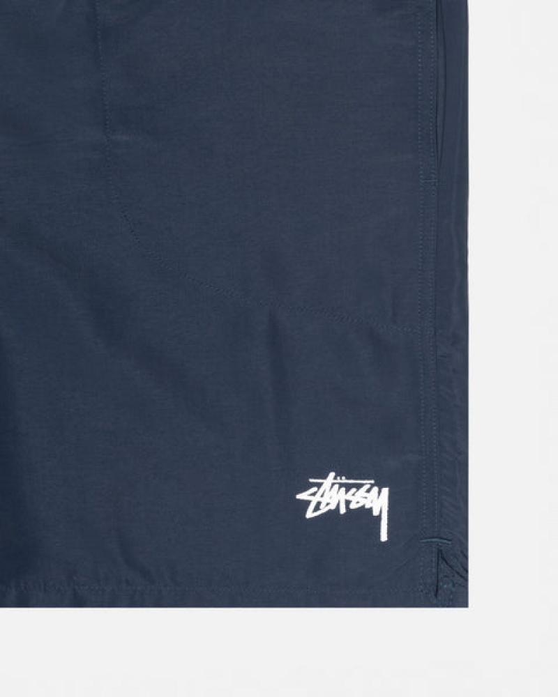 Women's Stussy Stock Water Short Swimwear Navy Dubai | UAE IDC-6758