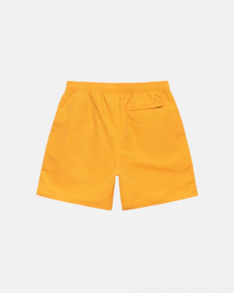 Women's Stussy Stock Water Short Swimwear Yellow Dubai | UAE FVG-3895