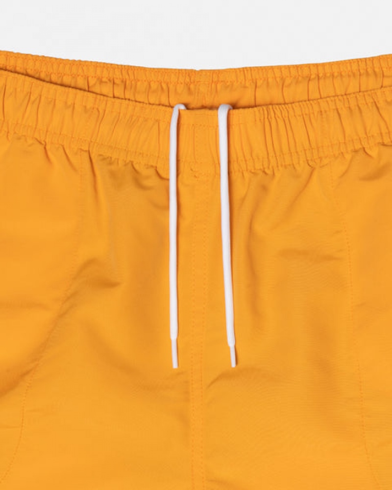 Women's Stussy Stock Water Short Swimwear Yellow Dubai | UAE FVG-3895