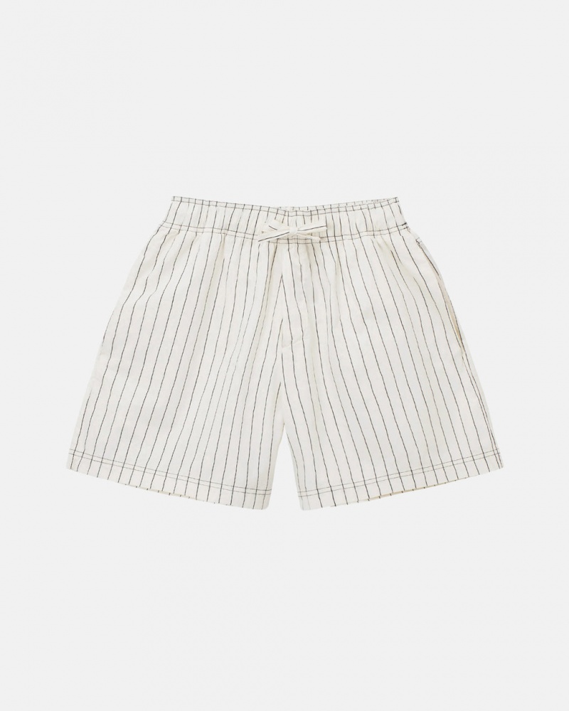 Women\'s Stussy Tekla Poplin Pyjama Shorts Beige Dubai | UAE JVM-2907