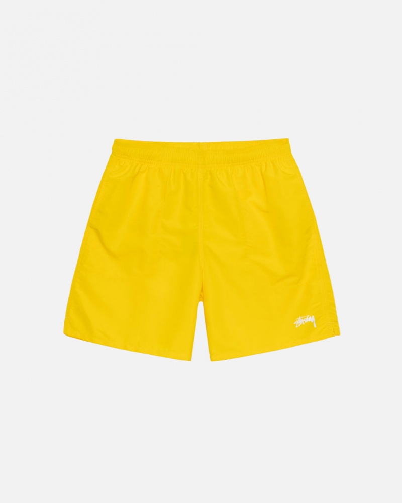 Women\'s Stussy Water Short Stock Shorts Yellow Dubai | UAE CHA-7316