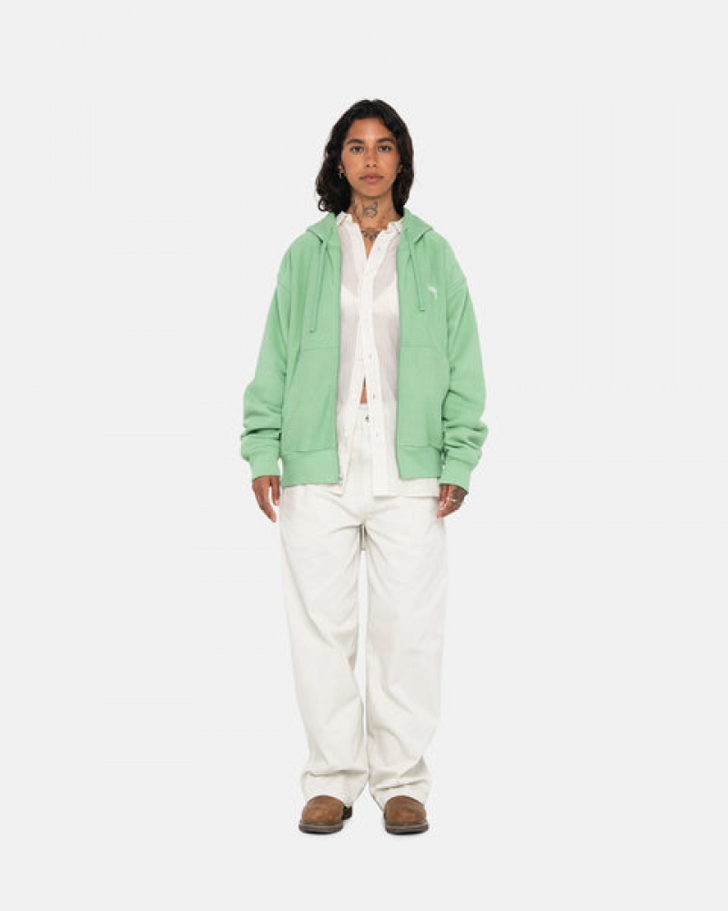 Women's Stussy Workgear Trouser Twill Pants White Dubai | UAE VGP-4404